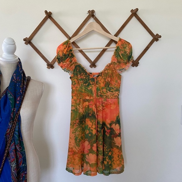 Urban Outfitters | NWT Floral Mini Dress - Picture 1 of 5